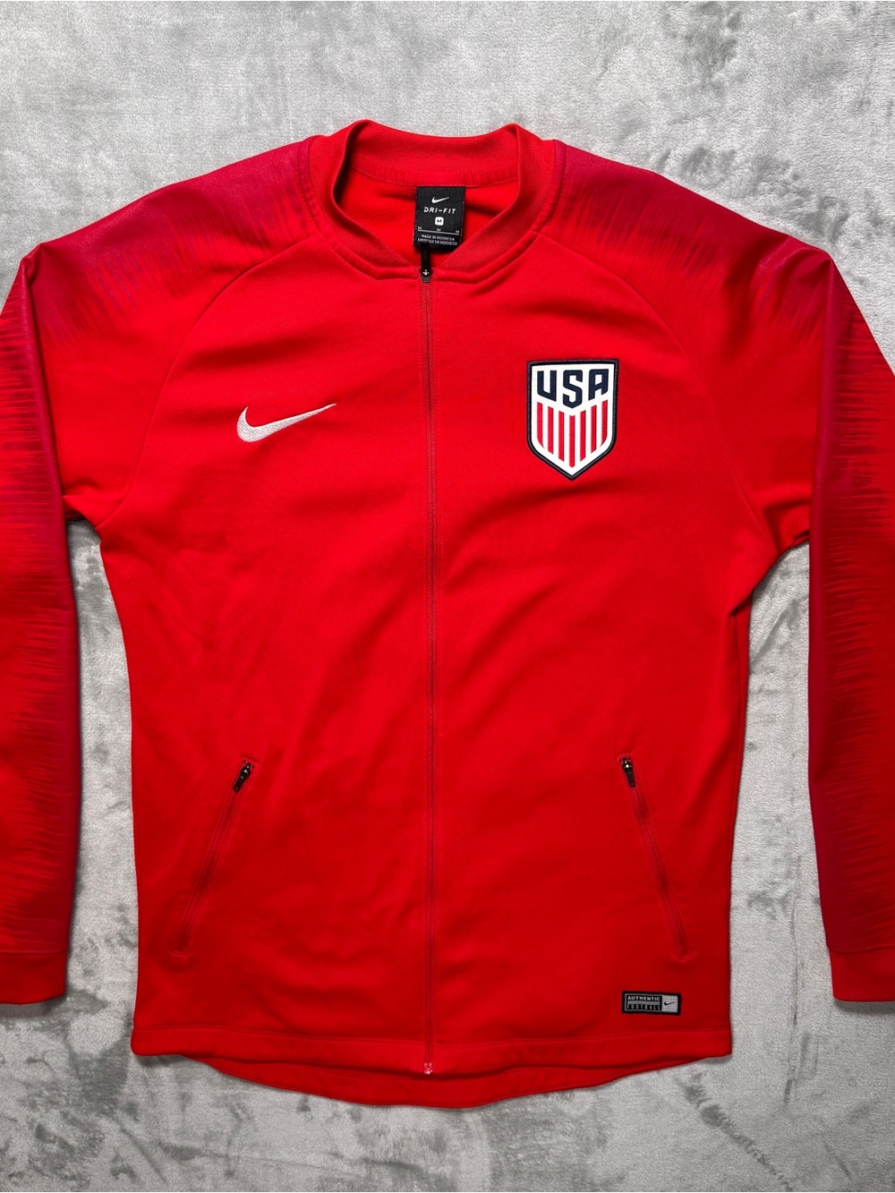 Men’s Nike USA National Soccer Team Dri-Fit Anthem Jacket Size M SlimFit